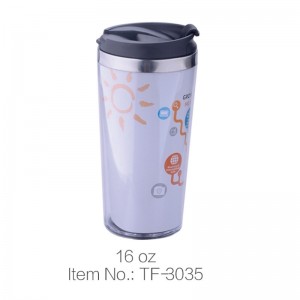 Good Quality Glass Cup - Logo Travel Insulated Travel Mug – Jupeng