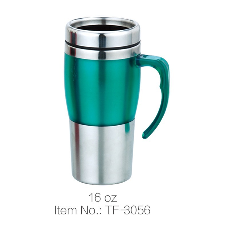 Wholesale Price Insulated Coffee Mug - Customized Label Takeaway Insulated Coffee Travel Mug – Jupeng