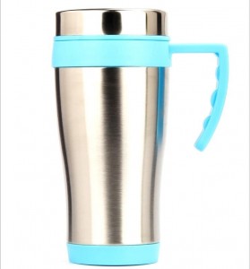 Custom Home colors Travel Cup with handle