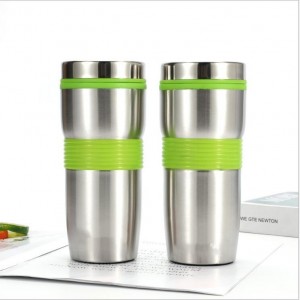 Gift Drinking Auto Cup with silicon pouch