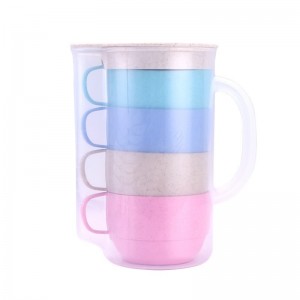 PriceList for Canon Lens Mug - Customized Label Print Logo Wheat Straw Water Bottle – Jupeng