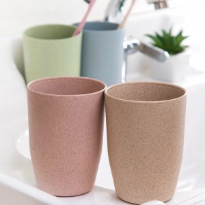 Custom Printed Carrier Wheat Straw Mug