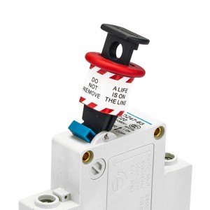 Miniatűr áramköri megszakító reteszelő (kivezetési szabvány)