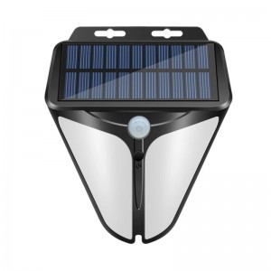 38LED солнечный настенный светильник, 3 режима, водонепроницаемый уличный солнечный садовый светильник с датчиком движения