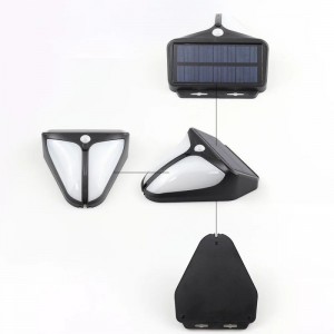 38LED Solar Wall Lamp 3Modes Waterproof Outdoor Solar Garden Light nga adunay Motion Sensor