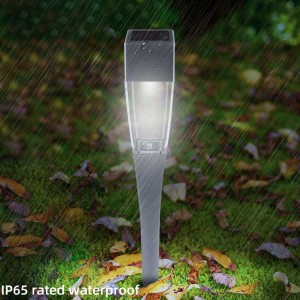 Waterproof Solar Lights Sa Cool White Ug Daylight Mode Para sa Outdoor nga mga Sidewalks