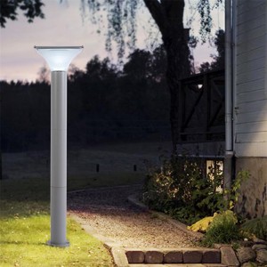 High Lumen Sensor Led Solar Powered Bollard Lights For Outdoor Garden