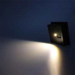 सोलर पोस्ट कैप लाइट्स आउटडोर, बाड़ पोस्ट सोलर लाइट्स मेटल 2 पैक 3.5×3.5/4×4/5×5/6×6 लकड़ी के पोस्ट के लिए