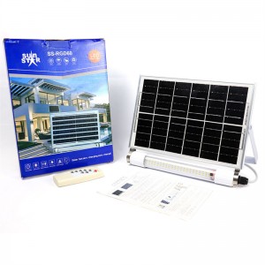 Ūdensnecaurlaidīga Ip65 cilvēka sensora saules enerģijas dienasgaismas lampa 60w 80w 100w 150w 200w saules LED cauruļu gaismas dārzam āra iekštelpām