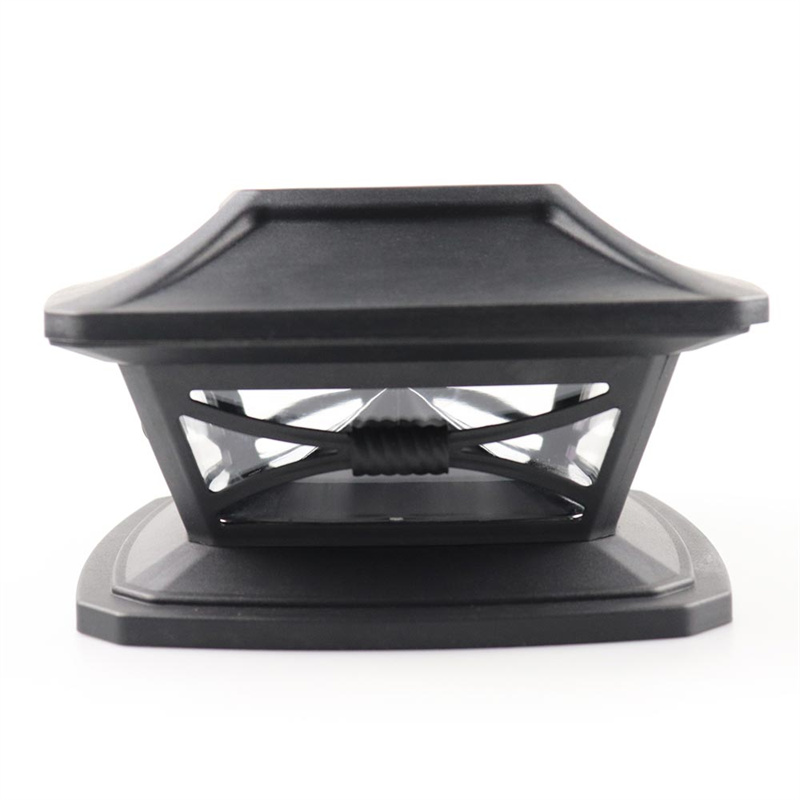 Solar Outdoor Post Cap Lights Includes Bases for 4×4 5×5 6×6 Wooden Posts
