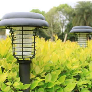 Solarna łapka na owady LED Mosquito Killer Zewnętrzna zasilana energią słoneczną lampa świetlna Zapper do użytku wewnątrz i na zewnątrz