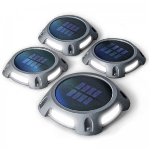 Luces de cubierta solares LED Luces de entrada de luz de acera resistentes a la intemperie al aire libre