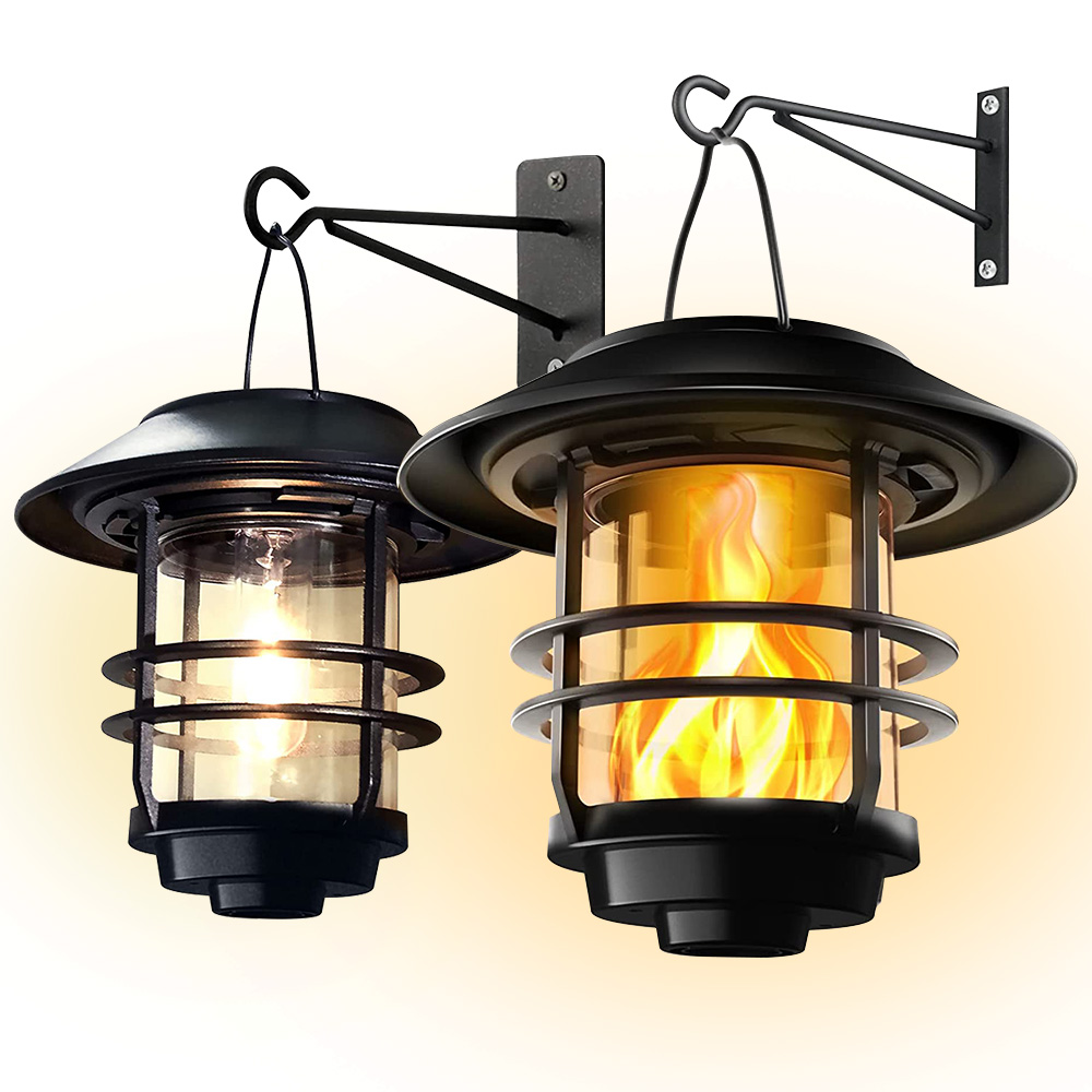 Solar flame wall lamp: bringing warmth to your garden