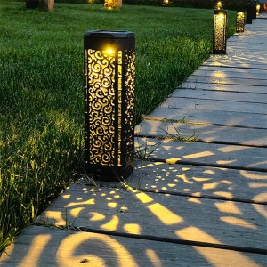 6Pack Solar Pathway Lights Outdoor Decorative for Walkway Sidewalk Driveway