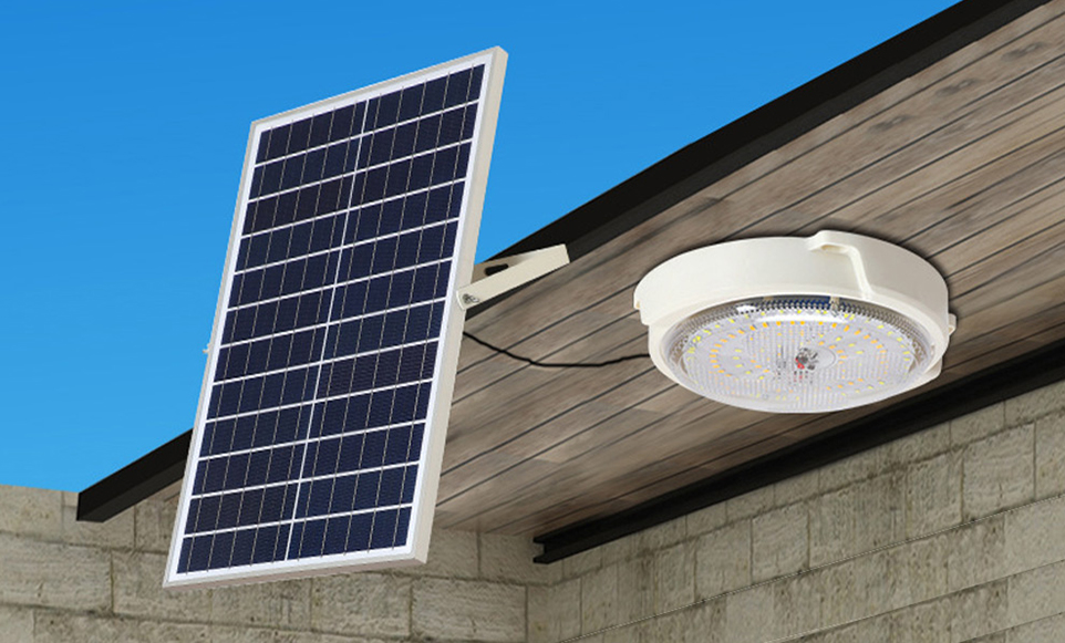 Lampu Dinding LED Tenaga Surya Tahan Air Ip65 30/40/50/100/200W Sensor Gerak Dekoratif Luar Ruangan