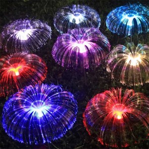 Decorazioni di iarda Medusa solare Luci da giardino impermeabili all'aperto