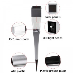 Waterproof Solar Lights In Cool White And Daylight Modes For Outdoor Pathways Sidewalks