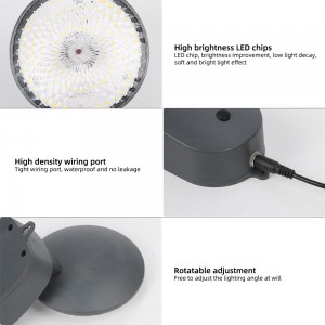 Ip65 vodootporne LED zidne svjetiljke na solarno napajanje 30/40/50/100/200w vanjski ukrasni senzor pokreta