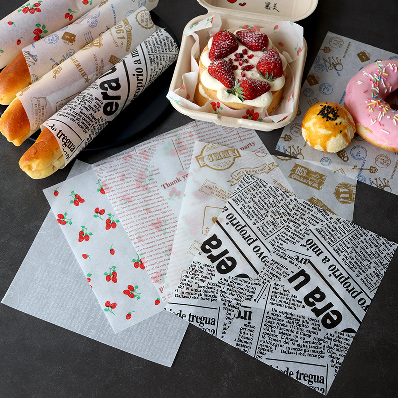 Manufacturer for Custom Paper Bag - printed wax paper for food wrapping – Bei Te