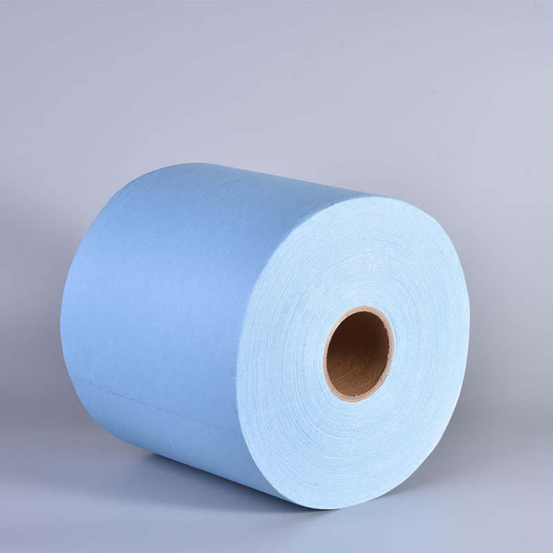 High definition 100% Polyester Double Knit Laser Cut Lint Free Industrial Disposable Printhead Cleaning Wipes - Industrial Blue paper rolls – Bei Te