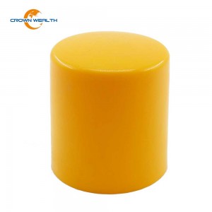 Okrągłego żółty 12-40mm Caps Plastic zbrojeniowych bezpieczeństwa