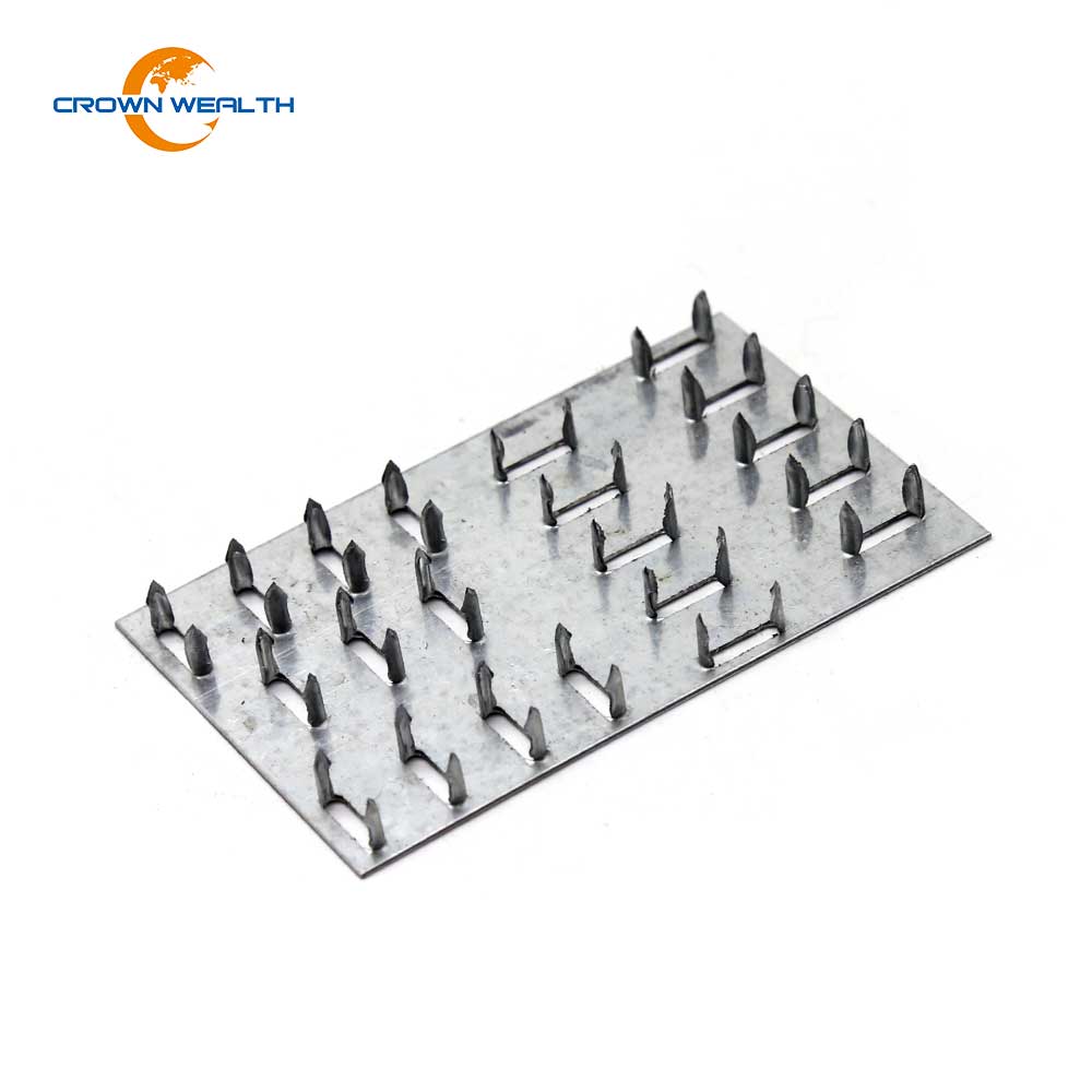 China Factory for Bulding Construction Joist Hangers - Customized Truss Nail Plate – Crown