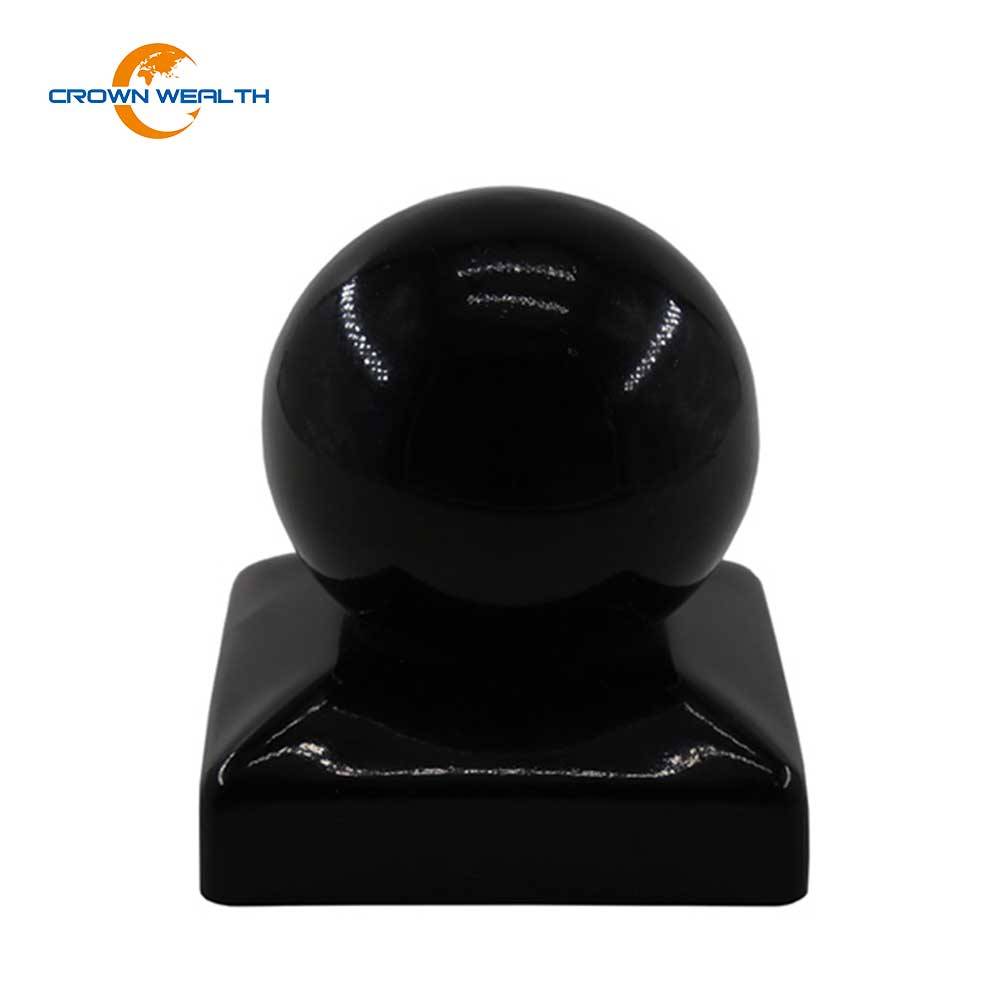 Excellent quality Wood Fence Post Cap - Ball top powder coated post cap – Crown