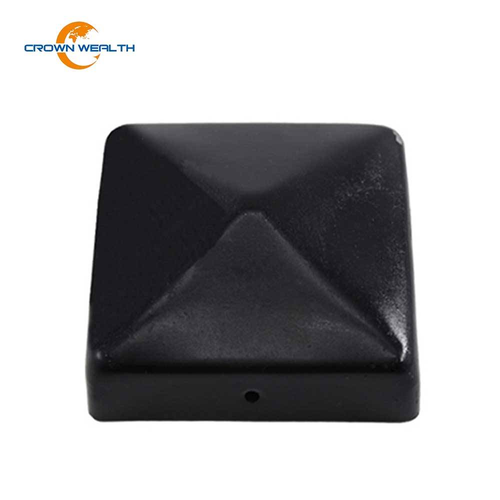 Fast delivery Flat Top Post Cap - Pyramid powder coated post cap – Crown