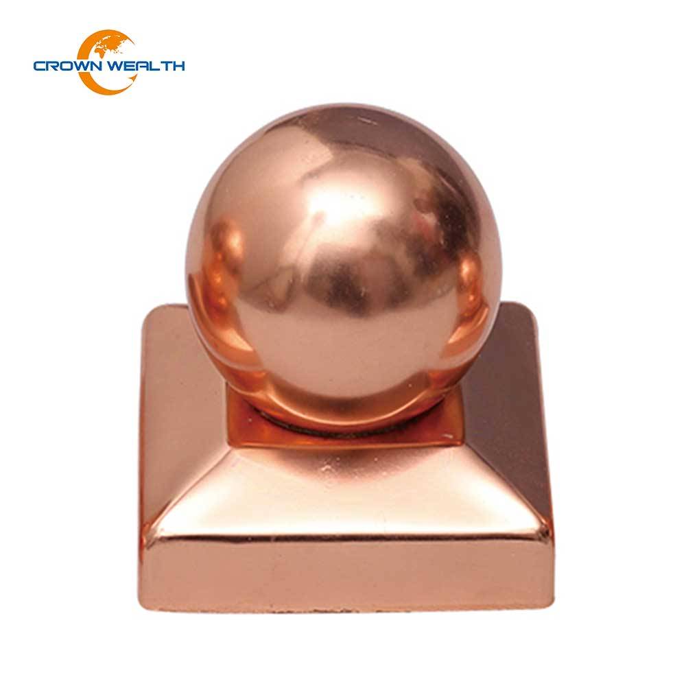 71x71mm Ball Top Copper Post Cap Featured Image