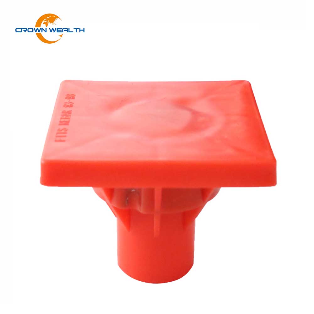 Top Suppliers Plastic Rebar Safety Caps - Red Steel Reinforced Rebar End Protector Cap – Crown