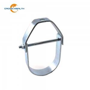 8 Year Exporter Pipe Saddle Clamp - 2″ Galvanized Steel Clevis Hanger Pipe Clamp – Crown
