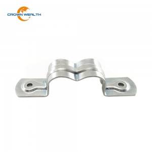 PriceList for High Quality Stainless Steel Pipe Clamp - Stainless Steel Double Saddle Clamp – Crown