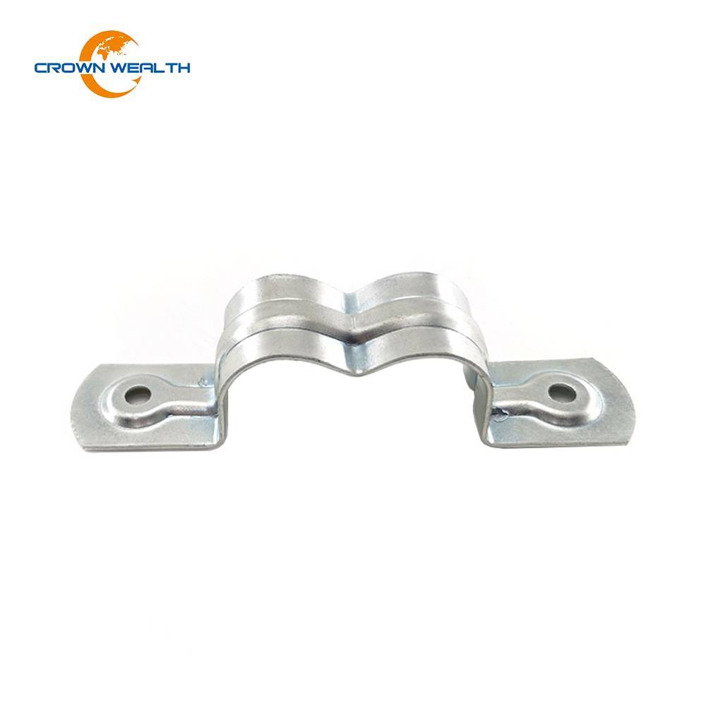 Professional China Half Saddle Pipe Clamp - Stainless Steel Double Saddle Clamp – Crown