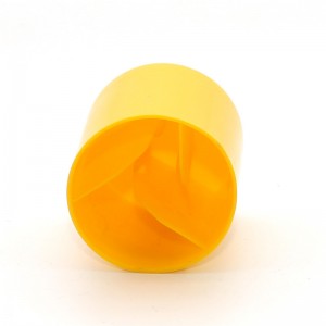 Круглі жовті 12-40мм пластикові арматурні захисні ковпачки