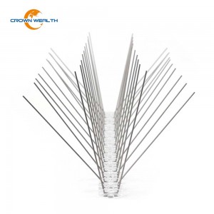 2019 China New Design Durable Anti Bird Spikes – GKPC-41 Hot selling 4 rows Plastic base anti bird spikes – Crown