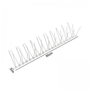 GKPC-41 Hot selling 4 rows Plastic base anti bird spikes
