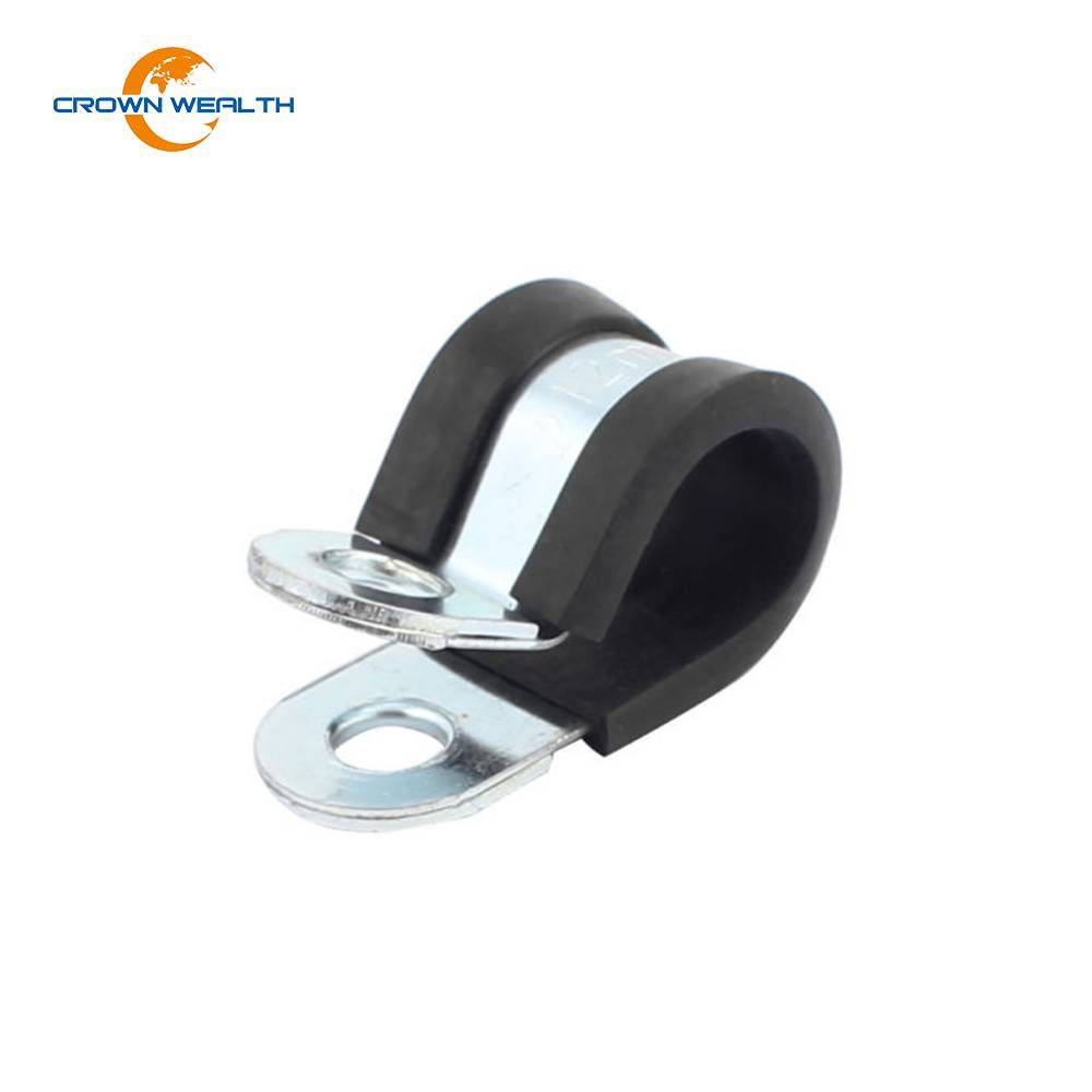 OEM Customized Corrosion-Resistant Saddle Pipe Clamp - Rubber lined hose clip – Crown