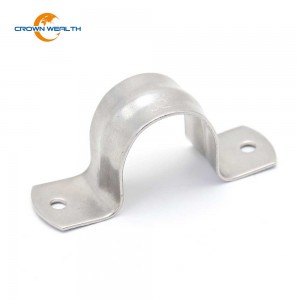OEM Supply Channel Conduit Single Strut Clamp - Customized OEM machining stamping U pipe saddle clamps – Crown