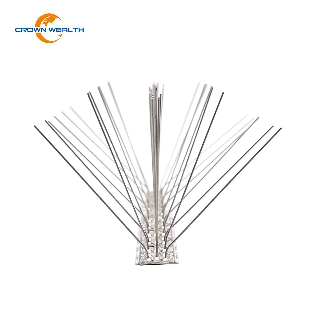 Manufacturing Companies for Animal Control Spikes - GKSS-87 Stainless Steel Bird Spikes for Pigeons and Other Small Birds – Crown