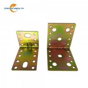 Hot Sale for Timber Fixed Bracket - 70x70x55mm Yellow Zinc Plated Angle Bracket – Crown