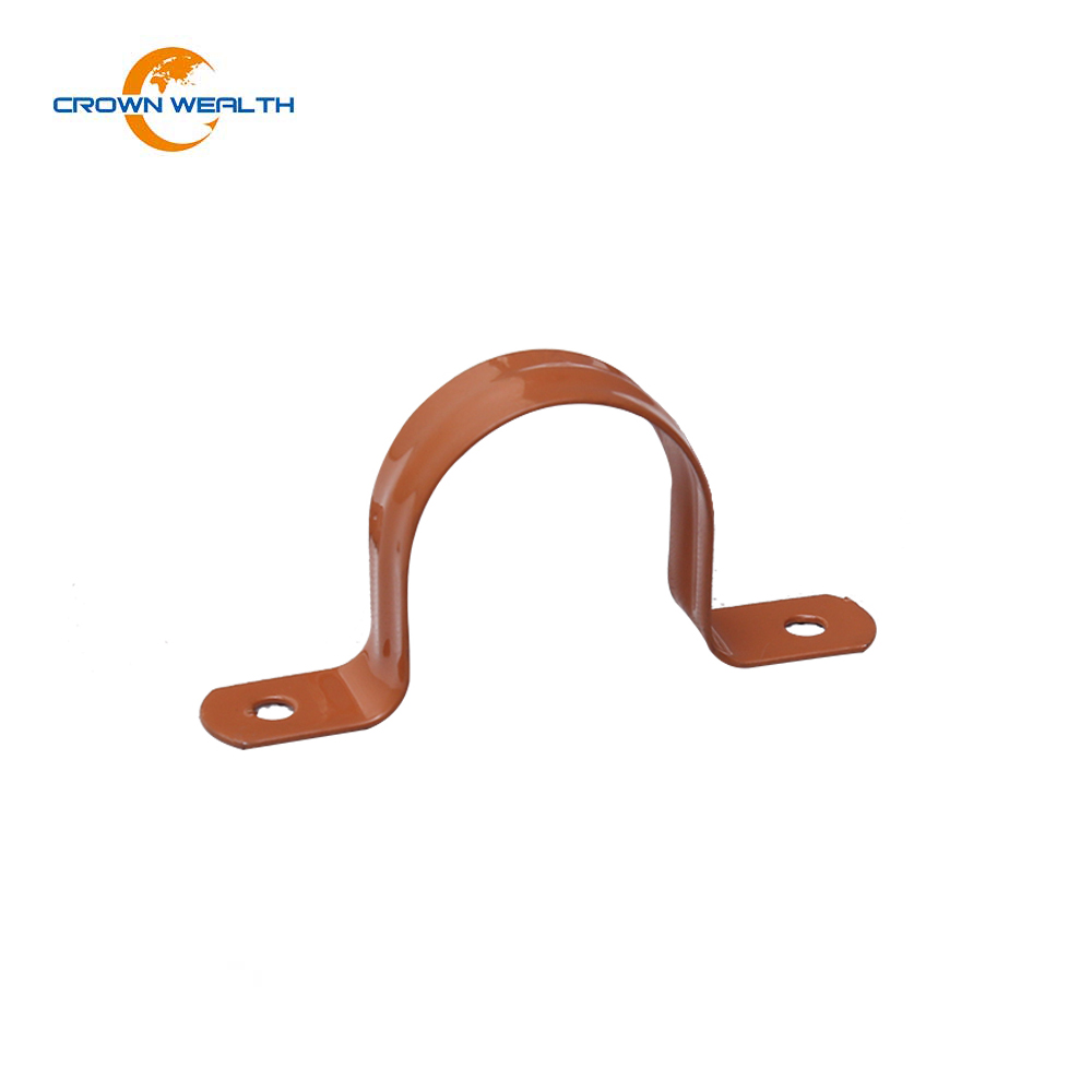 OEM Manufacturer Chinese Professional Pipe Clamp Supplier - Powder coated saddle clamp – Crown
