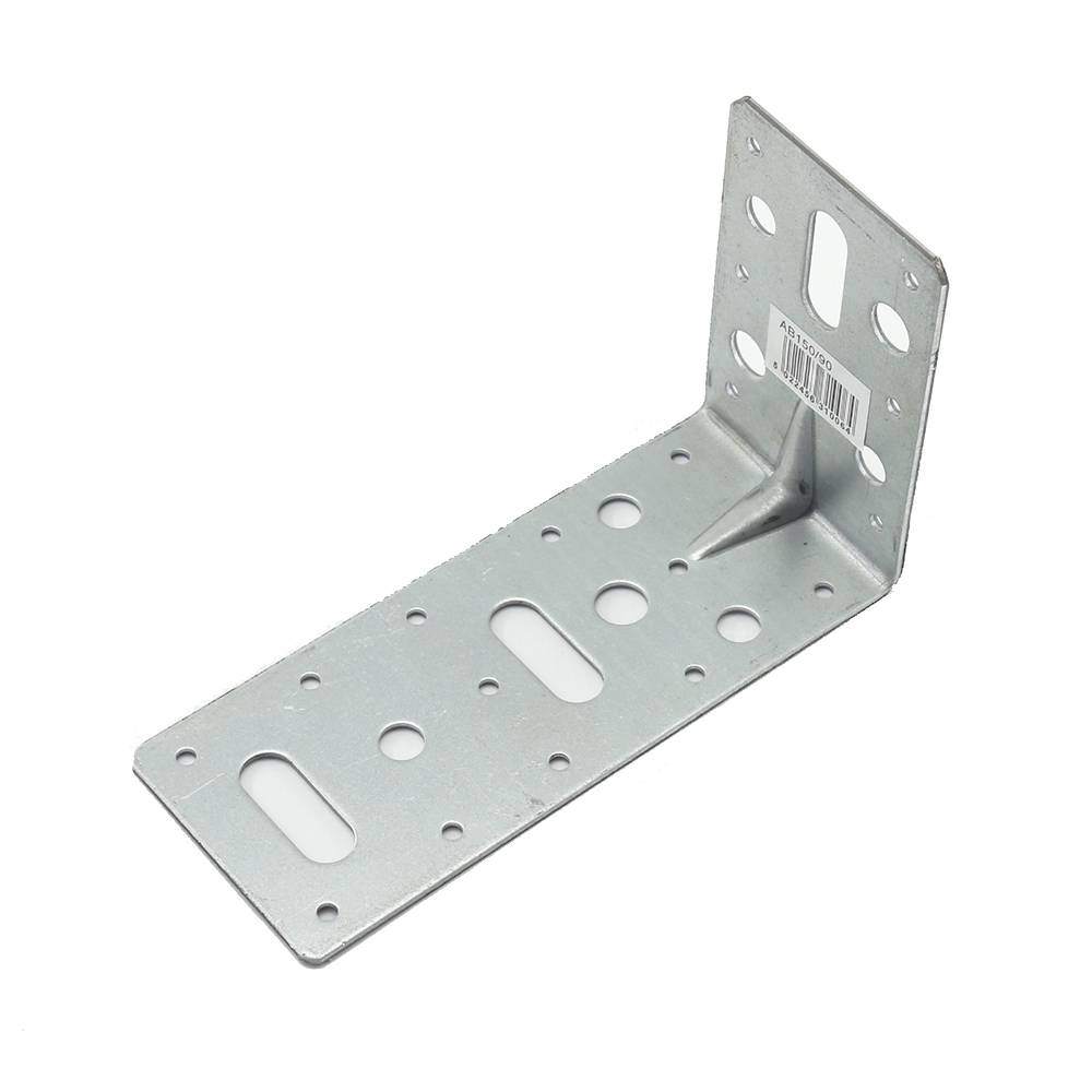 Hot sale Factory Galvanized Truss Nail Plate - 150x90mm Custom Steel Angle Bracket Metal Corner Connecting Brackets – Crown