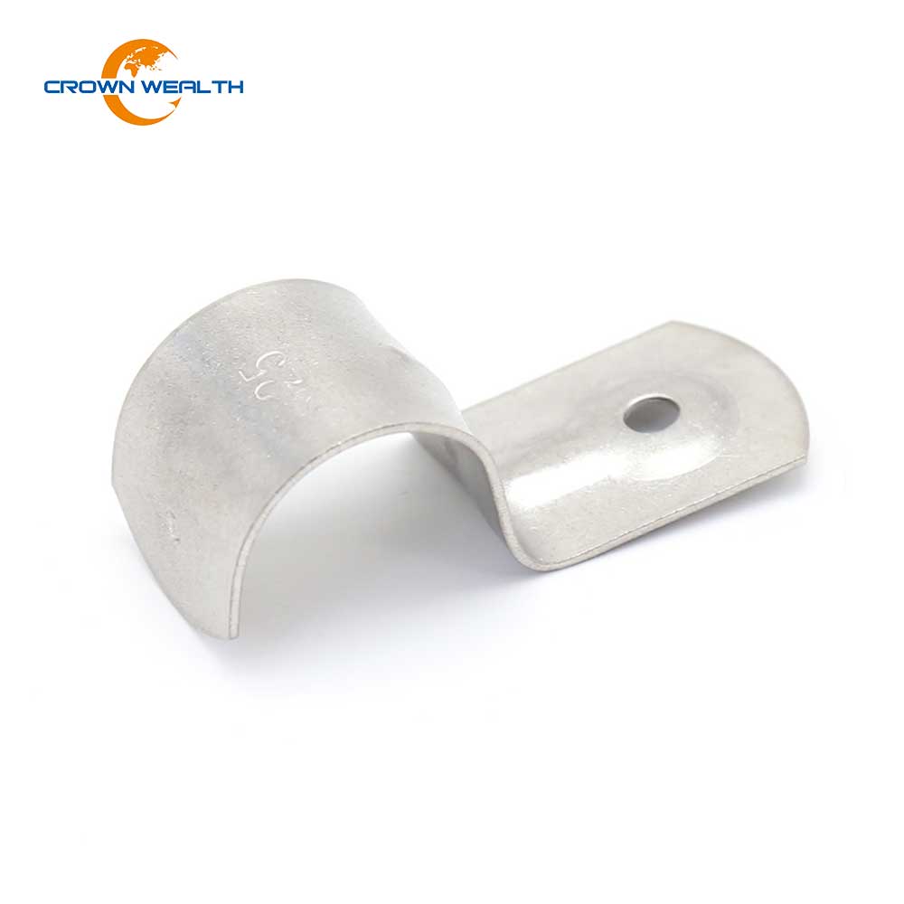 2019 Good Quality Emt One Hole Saddle Pipe Clamp - Heavy Duty stainless steel 304 25 mm saddle pipe clamp – Crown