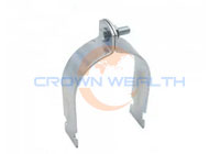 Galvanized Conduit Strut Pipe Clamp for Use on Structural Steel Channel