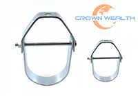 Galvanized Steel U Clamp Hanger Pipe Clamp Versatile Clamps