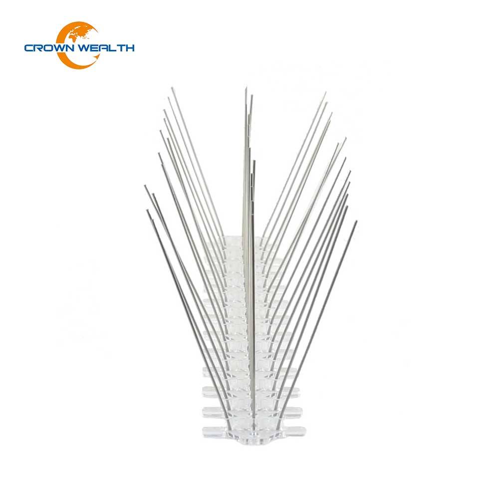 Cheap PriceList for Anti Bird Spikes - GKPC-18 Extra wide base plastic bird spike for bird scarer – Crown