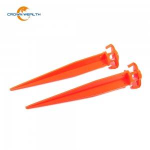 11 Inch Duorsume Plastic Tent Pegs Ground Pegs Stakes