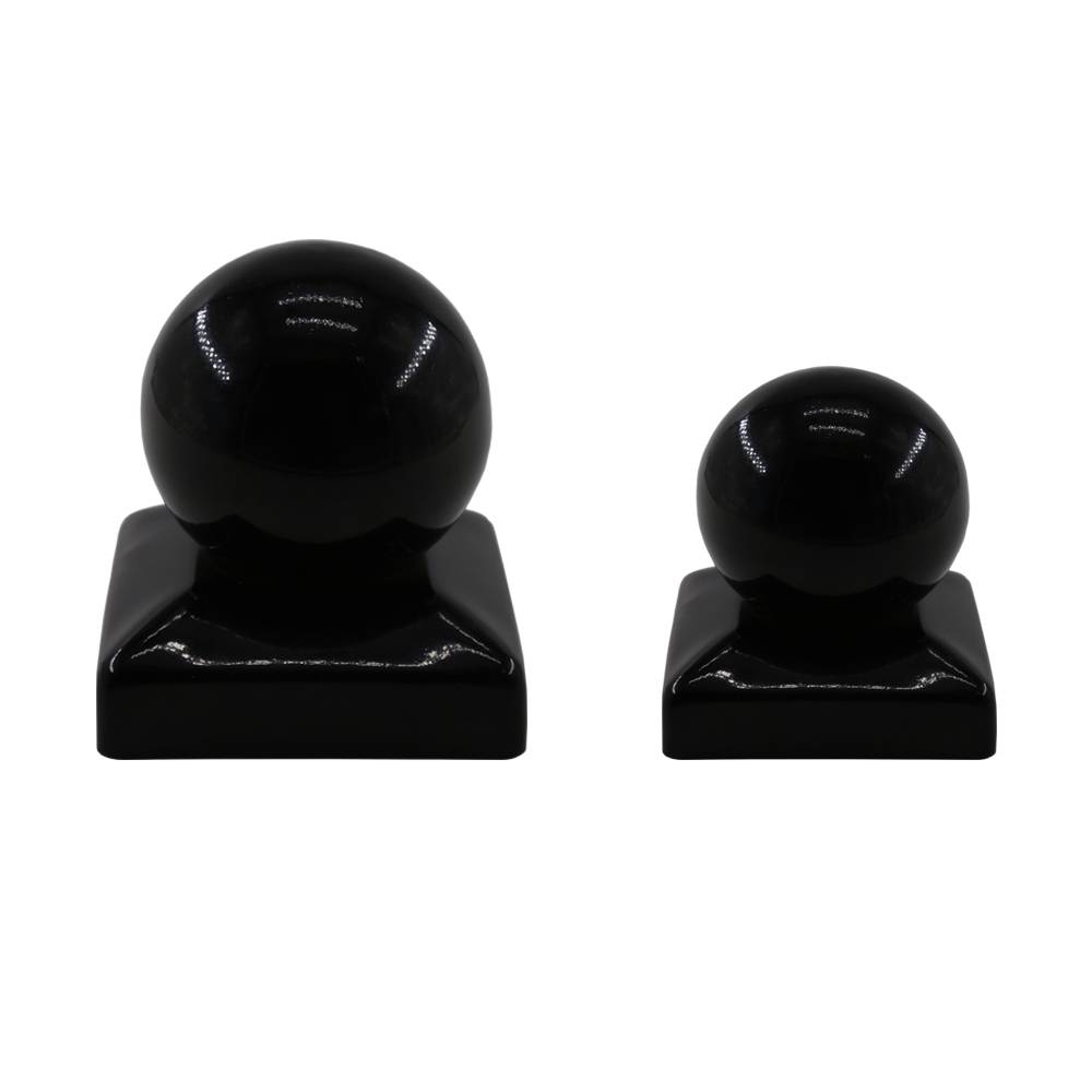 Factory Supply Square Post Cap - 101×101 Ball Top Powder Coated Post Cap – Crown