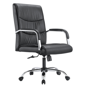 Wholesale Swivel Mesh Office Chair Suppliers –  Model 4007 Luxury Staff High Back PU Leather Swivel Office Chair  – Baixinda