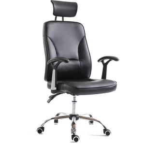 China Slim Office Desk Suppliers –  Model: 4005 Modern Office Furniture Leather Adjustable Swivel Office Chairs  – Baixinda